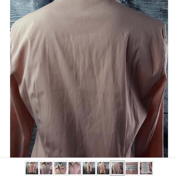 Beechers Brook Women sz L Long Sleeves Casual Business Buttons Down Fuschia - Picture 7 of 9